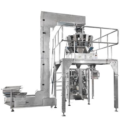 Automatic vertical multihead weigher powder filling packing machine for Food, Snacks