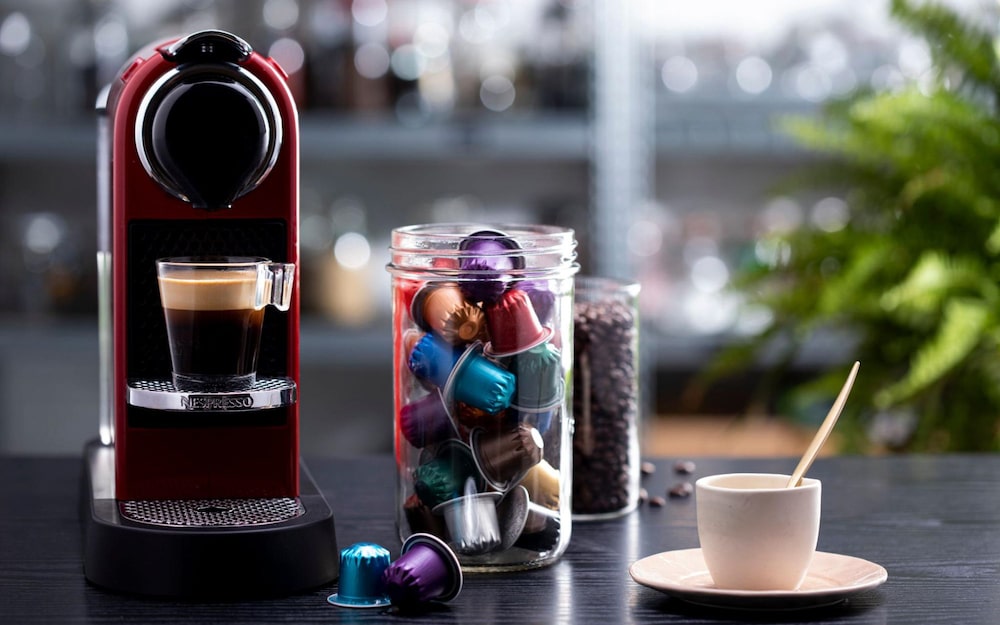 coffee capsules and Nespresso coffee machines