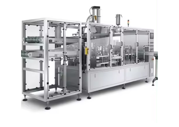 A sample of Saneu's complete product packaging machine