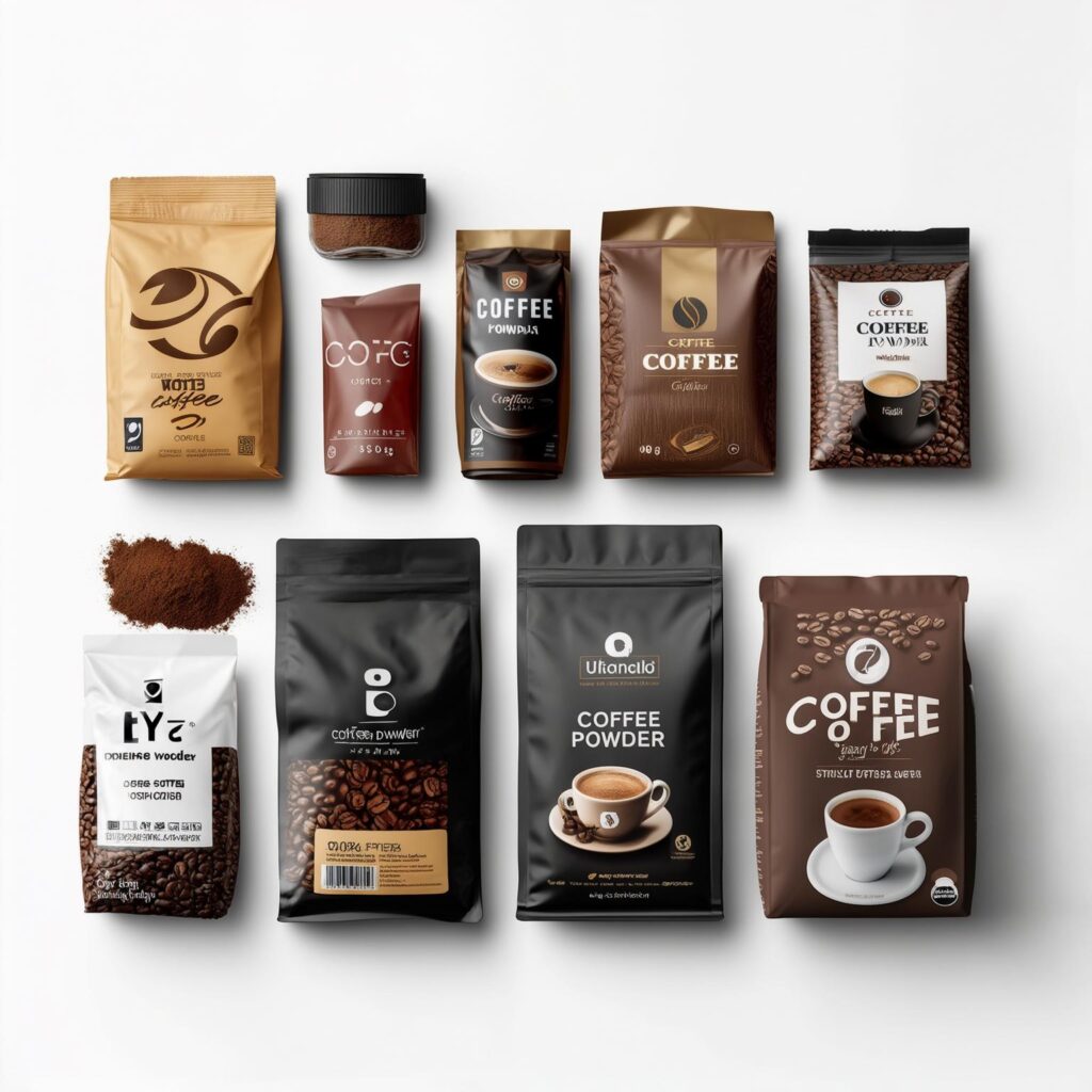 SANEU offers various coffee packaging bags and compatible packaging machines
