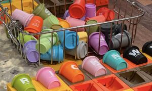 plastic container instant coffee