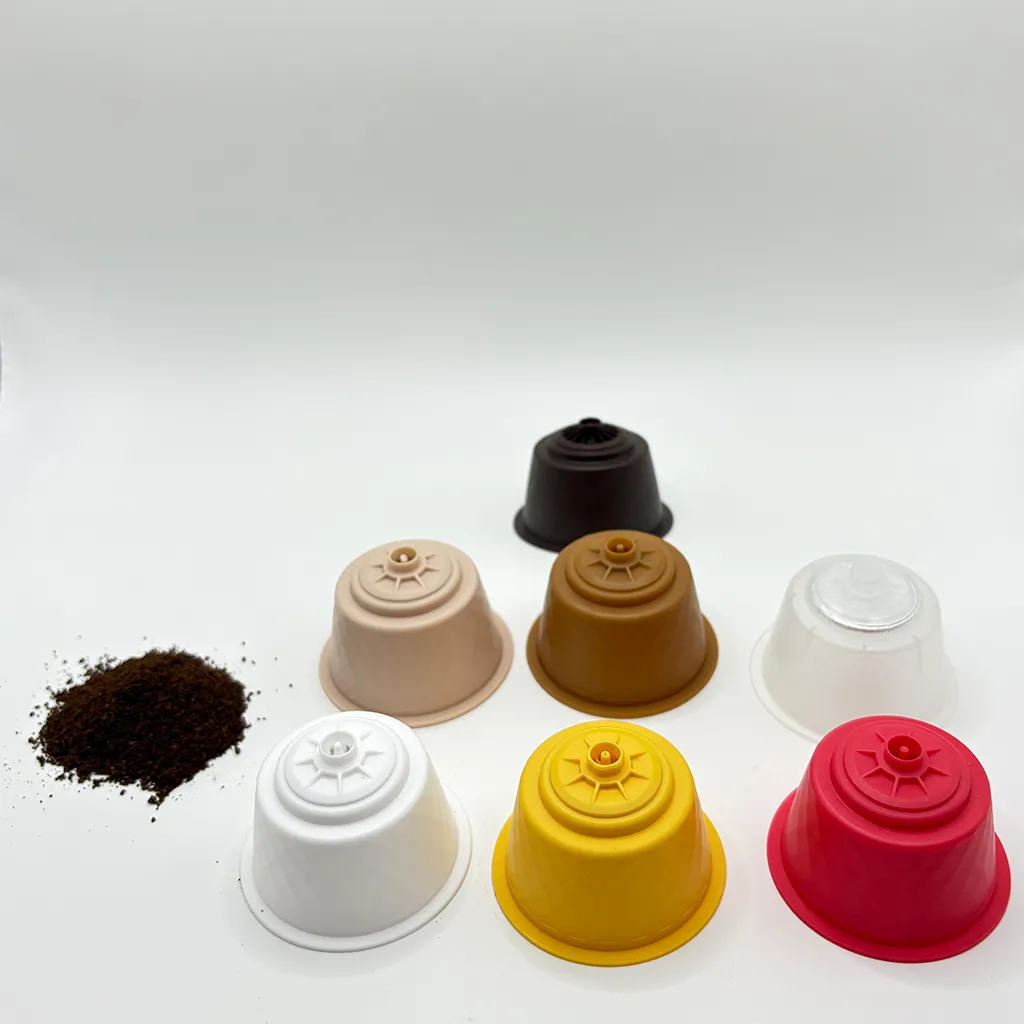 SANEU private label Dolce Gusto compatible cups supplier in china, allow for fast shipping over the world, also used for filling matcha, green tea, latte, pumpkin latte, flavoured lattee, hot chocolate, ground coffee, milk powder, milk tea