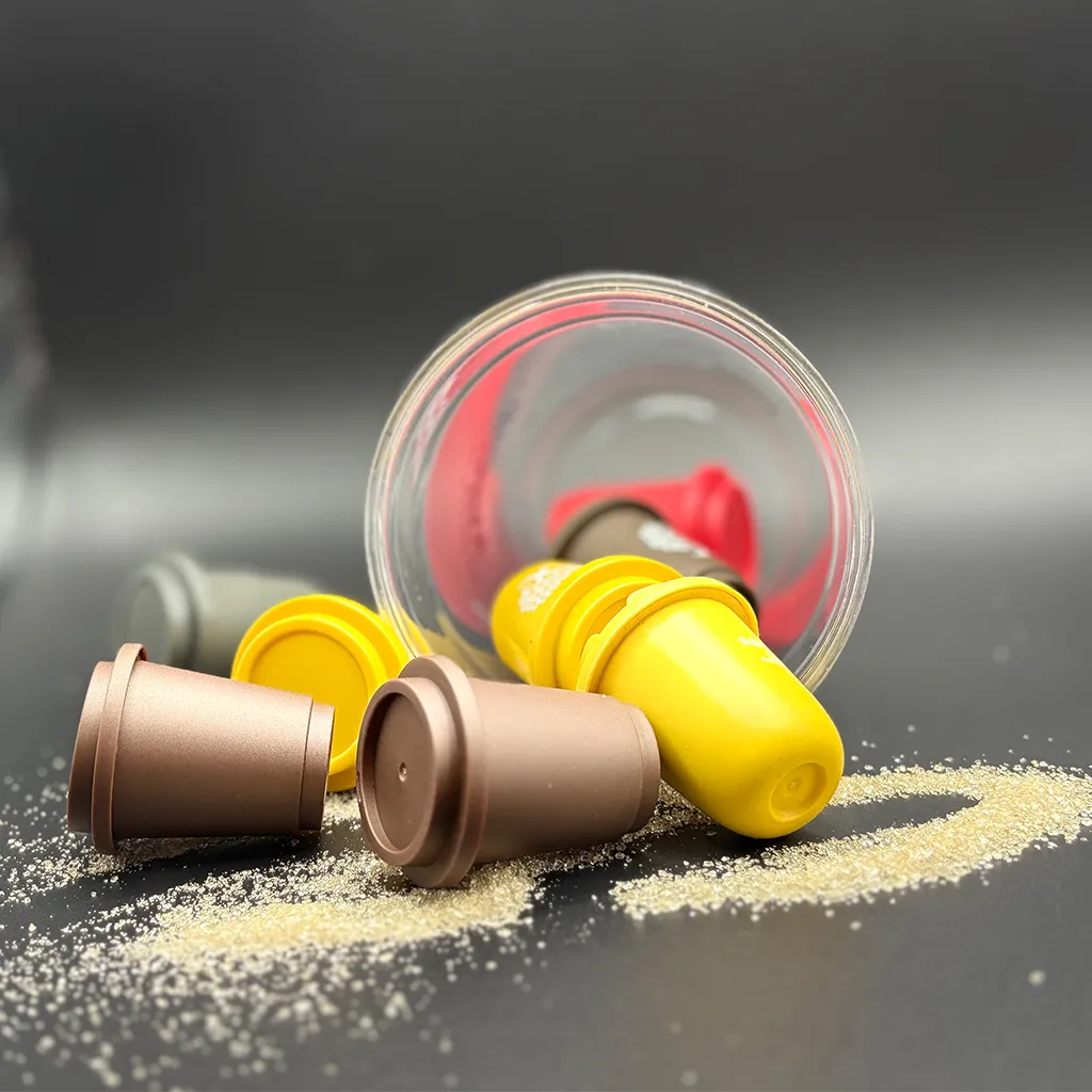 plastic small container of freeze drying instant coffee powder supplier in china and shipping over the world