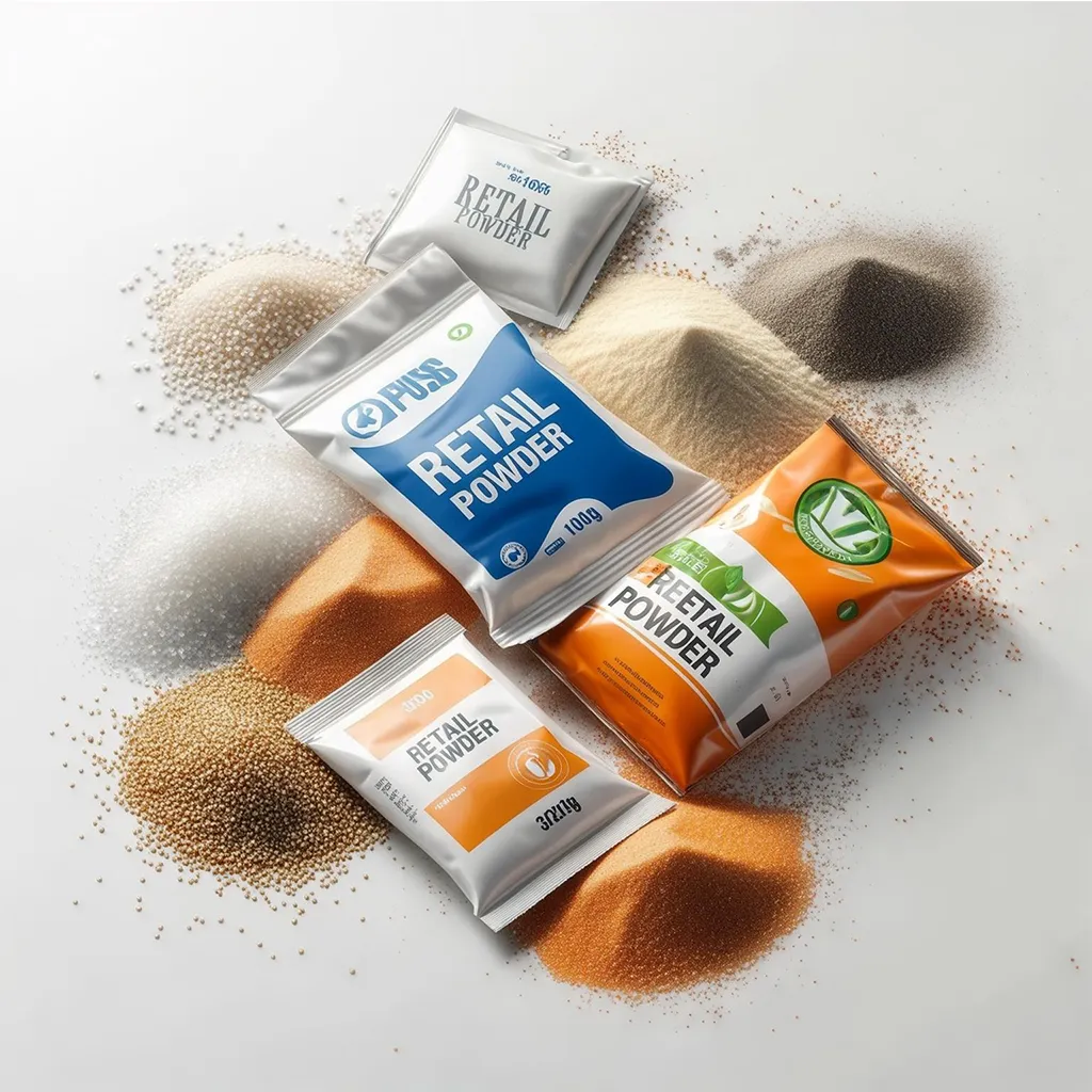 Powder packaging bag