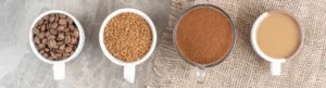 how coffee bean to instant coffee powder