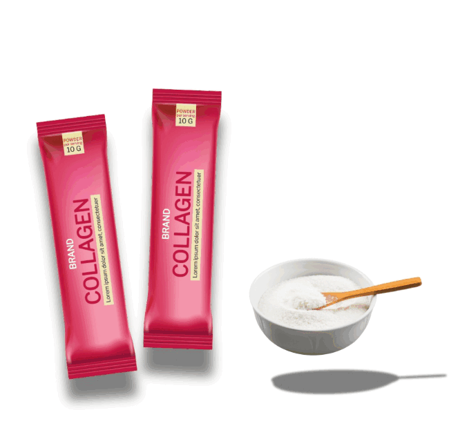 stick packs of collagen powder