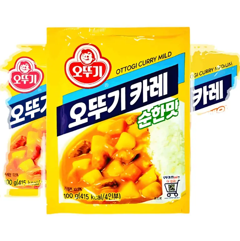 sample packaging for curry powder mix