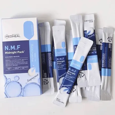 a box of facial jelly with several sealed sticks of product on the side