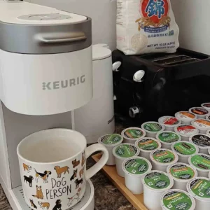 k-cup coffee and machine
