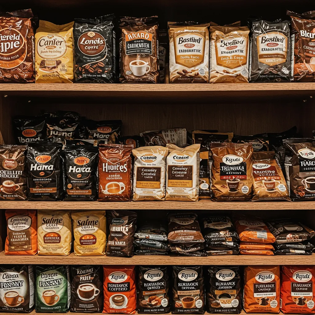 various coffee bean packaging bags, sachets, and pouches for you