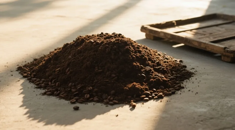sun-dry-coffee-grounds sun-dry-coffee-grounds