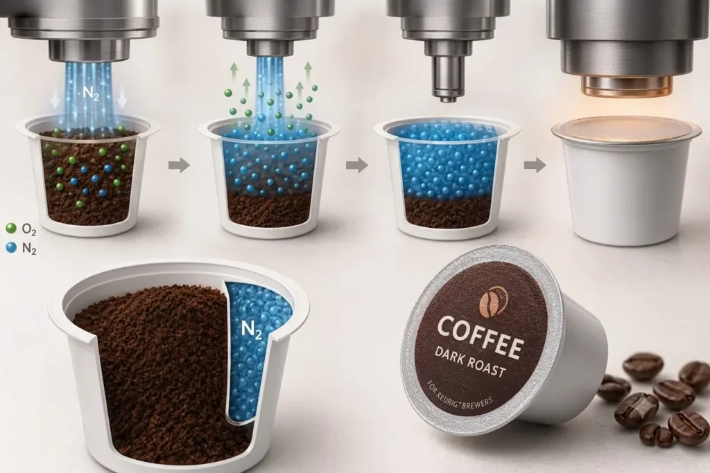 What Is the Principle Behind Nitrogen Flushing in Coffee Capsule Packaging