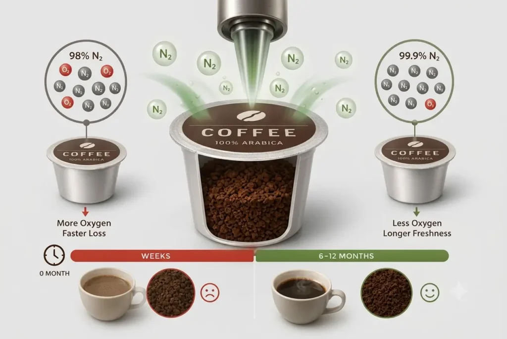 Why is it necessary to use high-purity nitrogen
