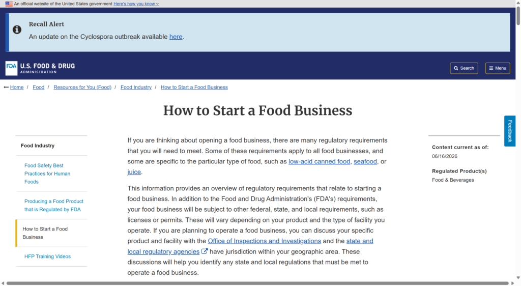 US Food Safety, Labeling and Customer Standards