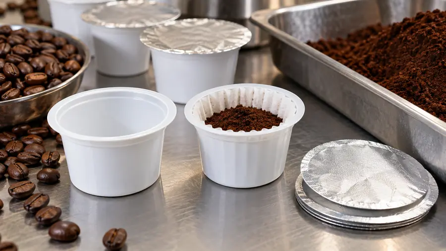 package coffee into K-Cup-compatible pods