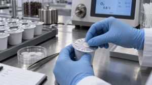 measure residual oxygen in coffee capsules