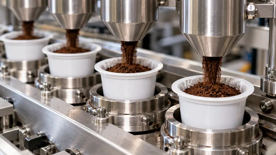 package coffee into K-Cup-compatible pods