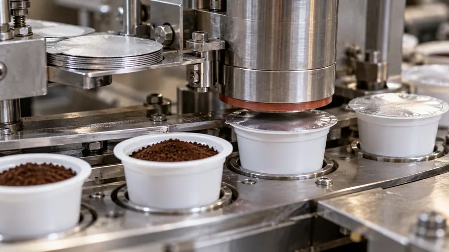 package coffee into K-Cup-compatible pods