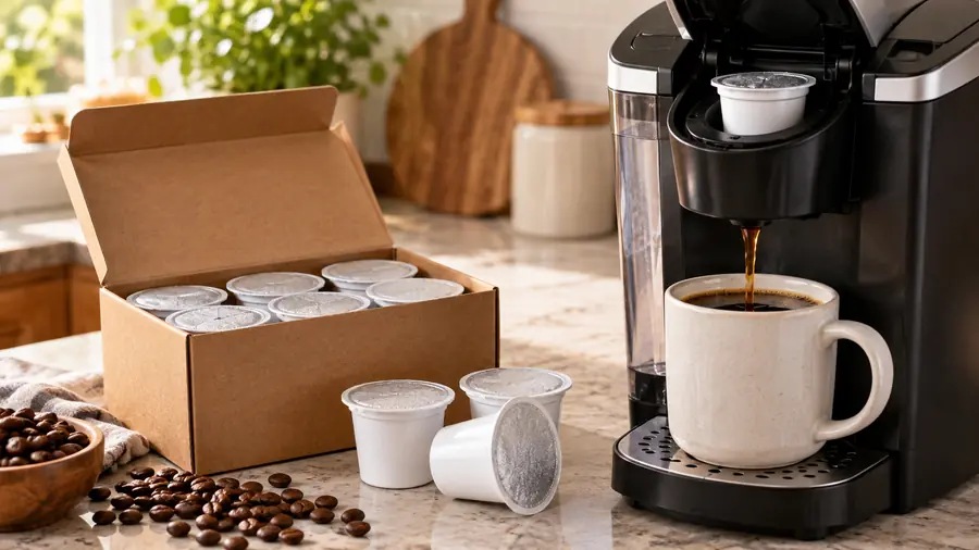 package coffee into K-Cup-compatible pods