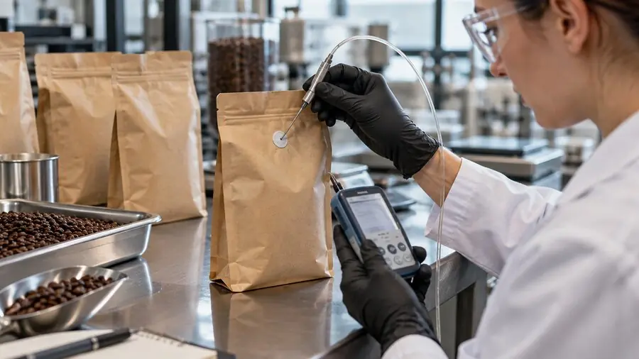 ideal oxygen level for coffee packaging